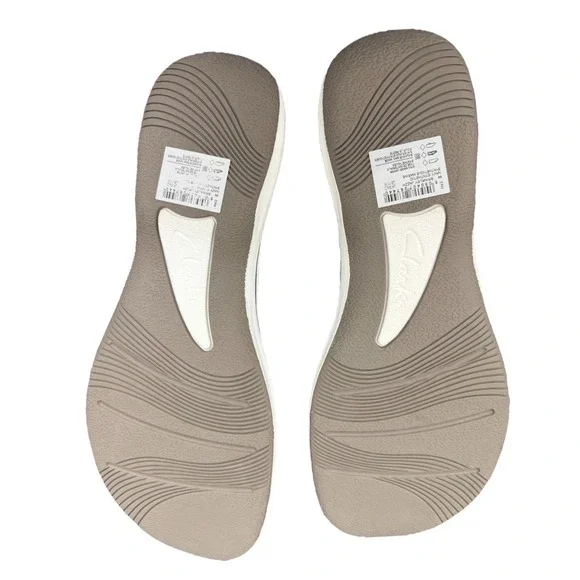 Clarks Women's Brinkley Jazz Flip Flops Cloudsteppers Size 11 Navy Blue New - Picture 7 of 12